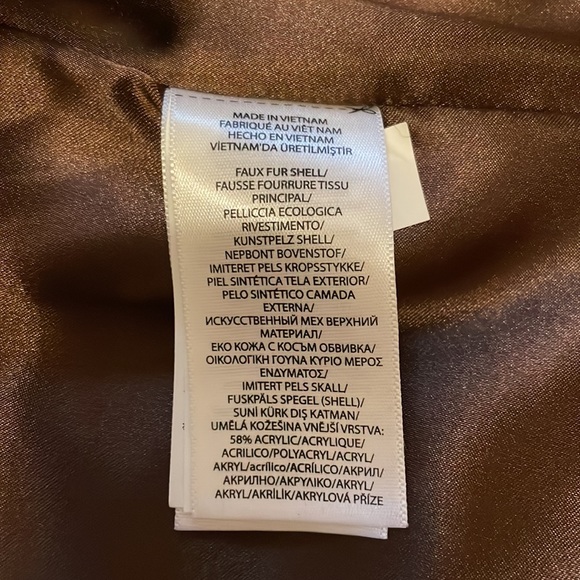 Polo Ralph Lauren brown faux fur vest; kid’s XL Adorable - Picture 8 of 10